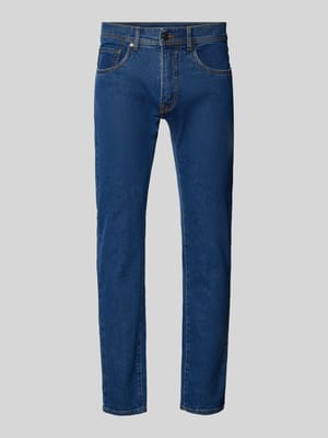 Jeans mit 5-Pocket-Design Modell 'Lyon' Shop The Look MANNEQUINE