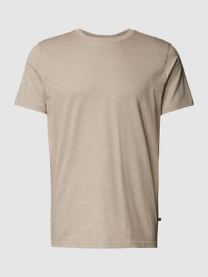 T-shirt z detalem z logo model ‘Jermane’ Shop The Look MANNEQUINE