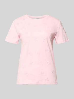 t-shirt z okrągłym dekoltem Shop The Look MANNEQUINE