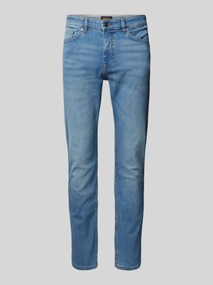 Slim Fit Jeans im 5-Pocket-Design Modell 'DELAWARE' Shop The Look MANNEQUINE