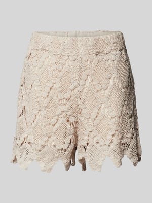 High Waist Shorts mit Häkelspitze Modell 'NAJAARAQ' Shop The Look MANNEQUINE