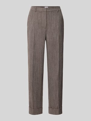 Stoffen broek met Franse steekzakken Shop The Look MANNEQUINE