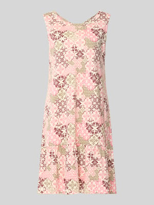 Sukienka casualowa o kroju relaxed fit z mieszanki bawełny i modalu Shop The Look MANNEQUINE