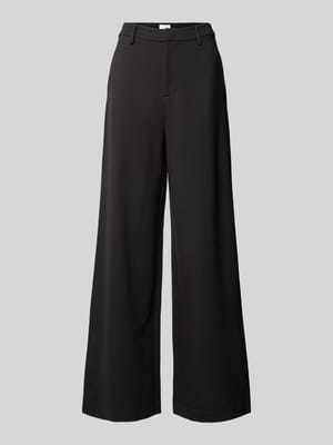 Wide leg stoffen broek met steekzakken, model 'MILANO' Shop The Look MANNEQUINE