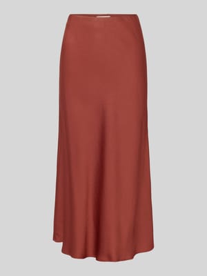 Midirok van satijn model 'URA' Shop The Look MANNEQUINE