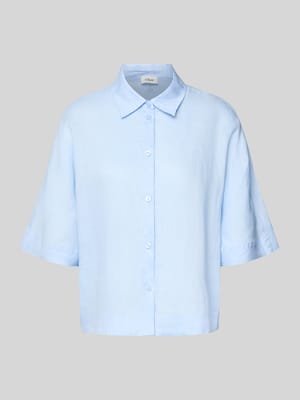 Relaxed Fit Bluse aus reinem Leinen Shop The Look MANNEQUINE