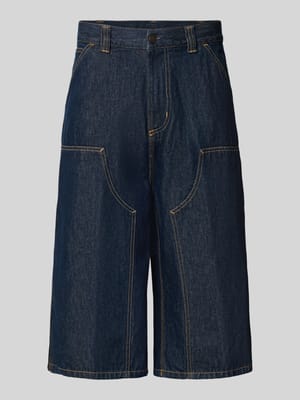 Jeans-bermuda van pure katoen model 'Double' Shop The Look MANNEQUINE