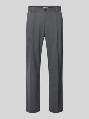 Straight Fit Stoffhose mit Bügelfalten Modell 'Marc' Shop The Look MANNEQUINE