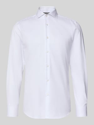 Slim Fit Businesshemd aus reiner Baumwolle Modell 'H-HANK-SP-B1' Shop The Look MANNEQUINE