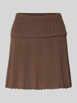 Mini-Strickrock mit elastischem Bund Modell 'GIANNA' Shop The Look MANNEQUINE