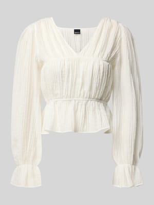 Bluzka z dekoltem w serek Shop The Look MANNEQUINE