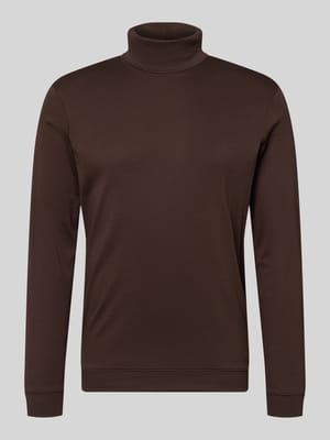 Regular Fit Langarmshirt mit Rollkragen Modell 'Pima' Shop The Look MANNEQUINE