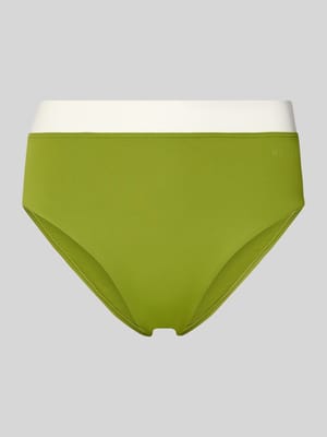 Bikini Slip mit Kontrastbund Shop The Look MANNEQUINE