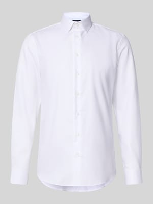 Slim Fit Business-Hemd mit Kentkragen Shop The Look MANNEQUINE