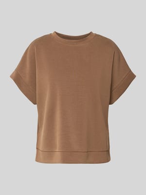 Bluza z mieszanki modalu z okrągłym dekoltem Shop The Look MANNEQUINE
