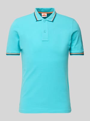 Poloshirt met korte knoopsluiting, model 'Brice' Shop The Look MANNEQUINE