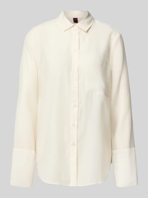 Regular fit overhemdblouse met borstzak Shop The Look MANNEQUINE