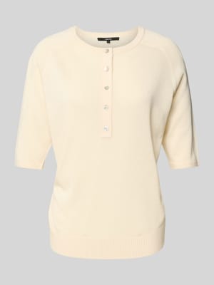 Strickshirt mit kurzer Knopfleiste Modell 'Turelia' Shop The Look MANNEQUINE