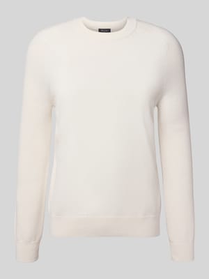 Strickpullover mit gerippten Abschlüssen Shop The Look MANNEQUINE