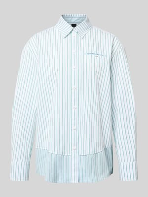 Regular Fit Bluse mit Brusttasche Shop The Look MANNEQUINE