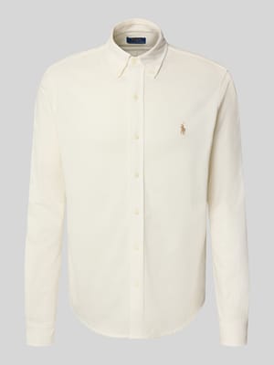 Regular Fit Freizeithemd mit Button-Down-Kragen Shop The Look MANNEQUINE