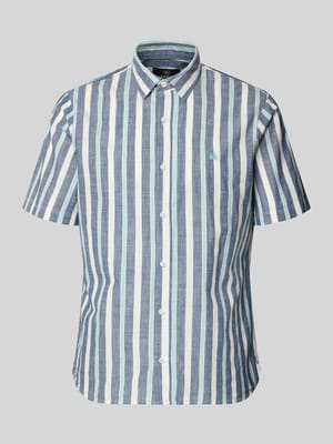 Koszula casualowa o kroju slim fit z wyhaftowanym logo Shop The Look MANNEQUINE