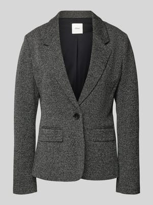 Żakiet o kroju slim fit z dżerseju interlock Shop The Look MANNEQUINE