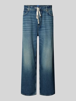 Jeans mit elastischem Bund Modell 'Drako' Shop The Look MANNEQUINE