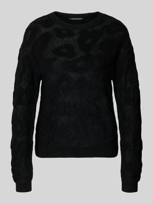 Gebreide trui met ronde hals Shop The Look MANNEQUINE