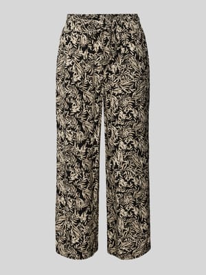 Straight Fit Stoffhose aus reiner Viskose-Mix Modell 'Faye' Shop The Look MANNEQUINE