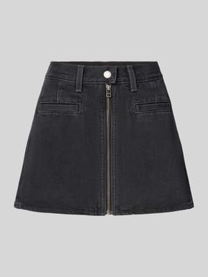 Jeansrock mit Knopfverschluss Shop The Look MANNEQUINE