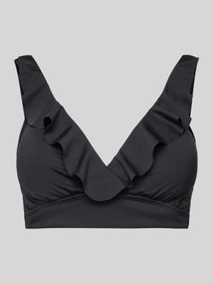 Bikini-Oberteil mit Volants Shop The Look MANNEQUINE
