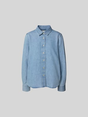 Overhemdblouse in denimlook Shop The Look MANNEQUINE