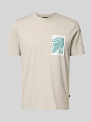Regular Fit T-Shirt aus reiner Baumwolle Modell 'TE_BOARD' Shop The Look MANNEQUINE