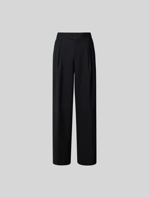 Stoffhose mit Bundfalten Shop The Look MANNEQUINE