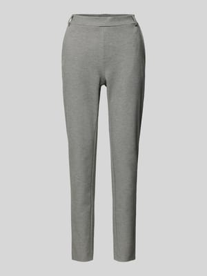 Slim Fit Stoffhose mit Strukturmuster Modell 'ry' Shop The Look MANNEQUINE