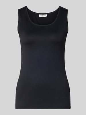 Slim Fit Top mit Rundhalsausschnitt Shop The Look MANNEQUINE