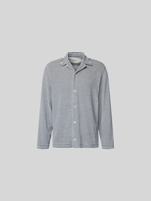 Freizeithemd mit Knopfleiste Shop The Look MANNEQUINE