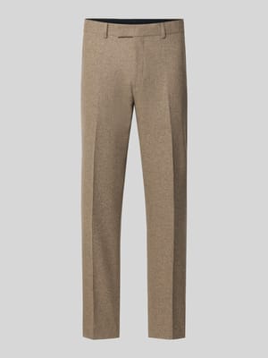 Pantalon met persplooien, model 'Tenuta' Shop The Look MANNEQUINE