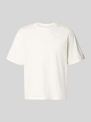 T-shirt z okrągłym dekoltem i wyhaftowanym logo Shop The Look MANNEQUINE