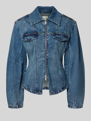 Kurtka jeansowa z mieszanka bawełny model 'Melu' Shop The Look MANNEQUINE