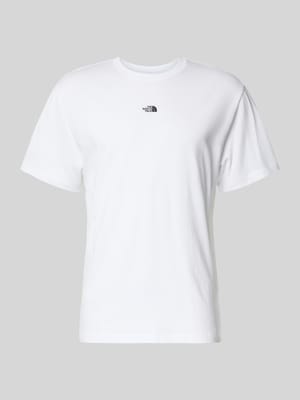 T-Shirt mit Logo-Stitching Shop The Look MANNEQUINE
