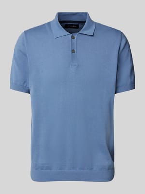 Poloshirt mit Label-Detail Shop The Look MANNEQUINE