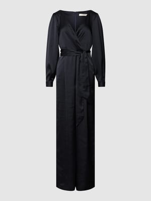 Jumpsuit met strikceintuur Shop The Look MANNEQUINE