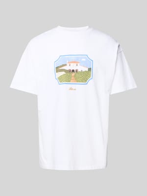 T-shirt met motiefprint, model 'DOMAINE' Shop The Look MANNEQUINE