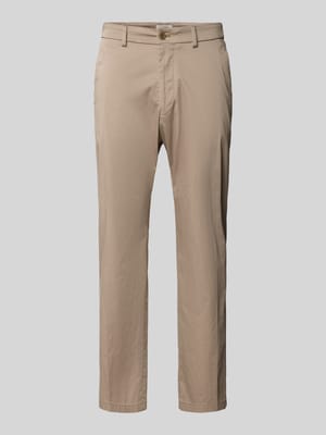 Straight Fit Stoffhose mit Eingrifftaschen Modell 'Ajend' Shop The Look MANNEQUINE