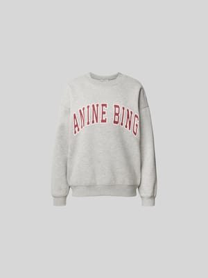 Oversized Sweatshirt mit Label-Print Shop The Look MANNEQUINE