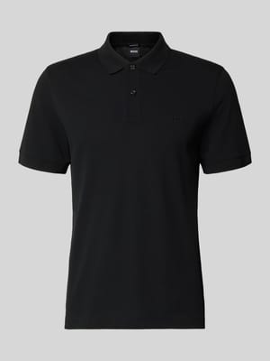 Regular Fit Poloshirt aus reiner Baumwolle Modell 'PALLAS' Shop The Look MANNEQUINE
