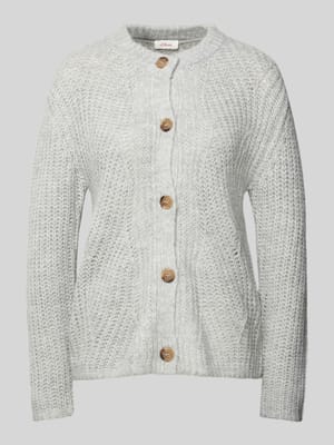 Relaxed Fit Strickjacke aus Alpaka-Mix Shop The Look MANNEQUINE