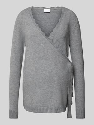 Umstands-Sweatshirt mit Wellensaum Modell 'ELLEN' Shop The Look MANNEQUINE